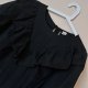 H&M XXL 44 100% bawełna czarna sukienka