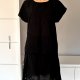 MSCH Moss Copenhagen r. 38 M bawełniany komplet bluzka spódnica czarna  ażurowe haftowane zdobienia