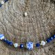Naszyjnik z pereł słodkowodnych, lapis lazuli i ceramicznych koralików