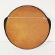 Okrągłe tekowe, lustro ścienne Mid Century, Clark Eaton, Dania, lata 70