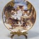 PORCELANOWY KOLEKCJONERSKI TALERZ FRANKLIN MINT "FINE FEATHERED FRIENDS" SPROVACH CAT KITTEN