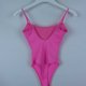 Bershka body stringi neonowe / XS