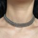 Choker chainmaille ze stali szlachetnej