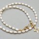 Pearls /white/ perły naturalne vol. 8 - choker