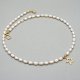 Pearls /white/ perły naturalne vol. 8 - choker