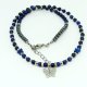 Lapis Lazuli - krótki naszyjnik z kamieni naturalnych, choker,