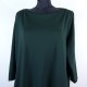 H&M Basic grubsza sukienka dzianina ciemna zieleń / XXL -175 / 128A