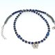 Deep blue - krótki naszyjnik z lapis lazuli, choker,