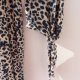 Lindex sukienka vintage panterka leopard print lyocell