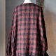 Bluzka ZARA krata tartan oversize frills XS S M