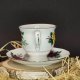 Queen Anne bone china angielska porcelana filiżanka i spodek róże