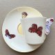 Wedgwood Butterfly ❀ڿڰۣ❀ Filiżanka do kawy ❀ڿڰۣ❀ Kostna porcelana ❀ڿڰۣ❀