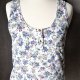 Tank top floral w kwiatuszki etno printy XS S