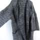 M&Co Plus sweter bez zapięcia melanż 20-22 / 48-50