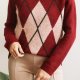 sweter w romby S