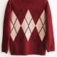 sweter w romby S