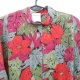 Koszula Vintage 70s Abstrakcyjne wzory Kwiaty Floral Unikat Cottage