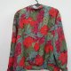 Koszula Vintage 70s Abstrakcyjne wzory Kwiaty Floral Unikat Cottage