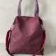 Torba hobo XXL -oberżyna, bordo, wrzos