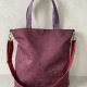 Torba hobo XXL -oberżyna, bordo, wrzos