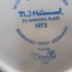 Kolekcjonerski talerz GOEBEL Hummel 3nd Annual Plate 1973 Hum 266 1972