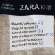 ZARA Knit narzutka sweter z drapowanym kołnierzem lejąca dzianina wiskozowa 38 M Hu7