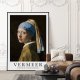 Plakat Dziewczyna z perłą Vermeer  sztuka - plakat 30x40 cm