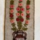 Cepelia Makatka Vintage 70s PRL Kilim Gobelin Kwiaty