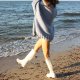 SWETER OVERSIZE BABY BLUE