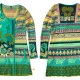 KOOI Knitwear Nowy długi kardigan sweter damski 38 M 100% bawełna folk