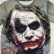 Heath Ledger Joker Koszulka męska Full print t-shirt Avant Garde Unisex