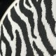 Tamborek z haftem zebra print