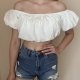 Biały crop top M NA-KD NOWY z metką