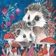 Hedgehogs Plakat 30x40