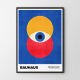 Plakat Bauhaus kolorowa geometria - format 61x91 cm