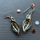 Abalone Sterling Silver Earrings ❤  Artystyczne kolczyki