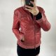 Milestone red leather jacket