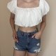 Biały crop top M NA-KD NOWY z metką