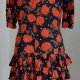 Betty Barclay  vintage 80s  sukienka w kwiaty L