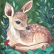 Baby Deer Plakat 30x40