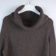 Market&Spruce grubszy sweter z golfem golf / M