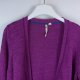 White Stuff lniany sweter kardigan purple 18 / 46