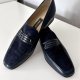 Bally r.39 buty mokasyny loafersy premium skóra naturalna granatowe wygodne niski obcas