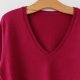 sweter vintage burgund