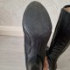 Clarks kozaki czarne skórzane 38,5 styl vintage