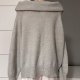 Sweter L 40 szary beżowy viralowy H&M