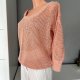 Sweter siateczkowy r.S/M 50 % bawełna przewiewny