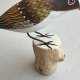 Hand Carved Wooden Bird ❤ Rzeźba w ptasiej odsłonie ❤ Ręcznie malowana figurka