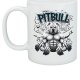 KUBEK PITBULL GYM BIAŁY w rozmiarach 330ml