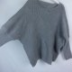 Shein Curve szary sweter oversize / 1XL